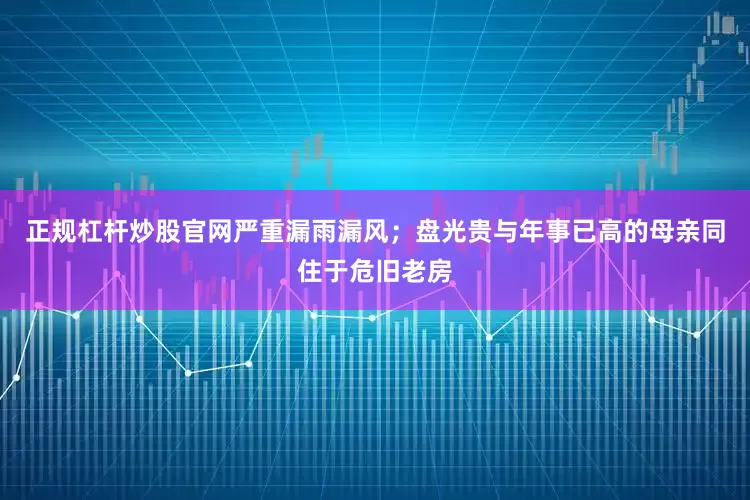 正规杠杆炒股官网严重漏雨漏风；盘光贵与年事已高的母亲同住于危旧老房